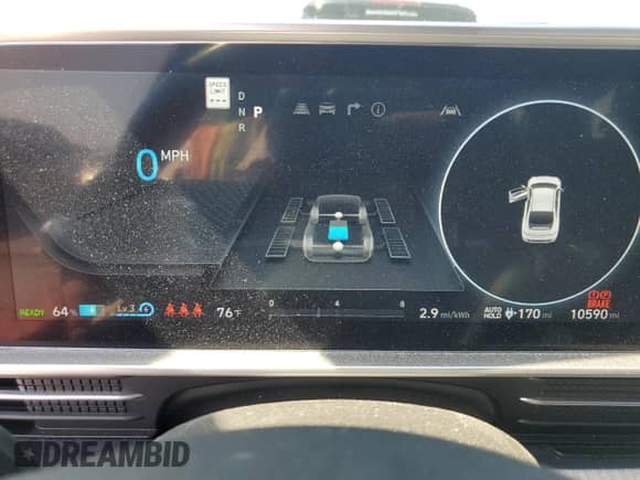 2023 Hyundai Ioniq 6 Limited с VIN KMHM54AC6PA050582, выставлен на аукционе Copart как лот 62347754 с пробегом 10 590 миль миль и Чистый • Clean title. История ставок и продаж доступна на DreamBid. Изображение 9.