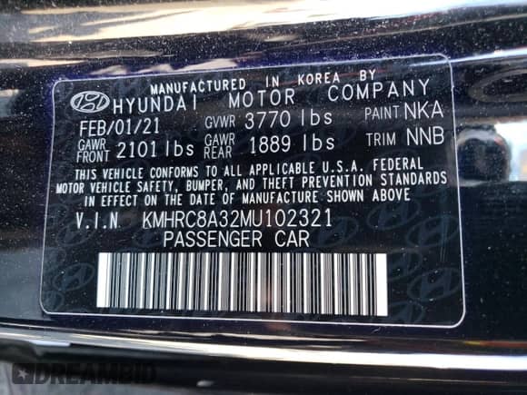 2021 Hyundai Venue SEL z VIN KMHRC8A32MU102321, wystawiony jako Copart lot #75223614 z przebiegiem 49 311 mil mil oraz Szkoda całkowita • Salvage title. Historia ofert i sprzedaży dostępna na DreamBid. Obrazek 16.