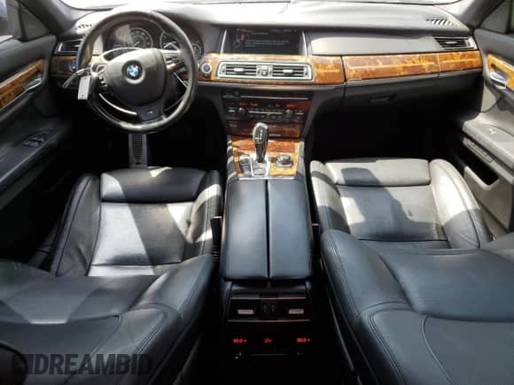 2013 BMW 7 Series 750i xDrive with VIN WBAYB6C52DD223708, listed as a Copart auction lot 53602985 with 161,139 mi miles and Salvage title. Bid and sale history available at DreamBid. Image 8.