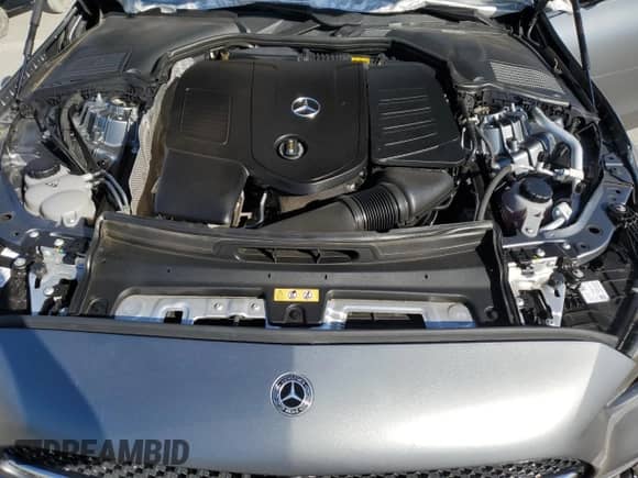 2022 Mercedes-Benz C 300 with VIN W1KAF4GB0NR018718, listed as a Copart auction lot 68028015 with 27,984 mi miles and Salvage title. Bid and sale history available at DreamBid. Image 11.