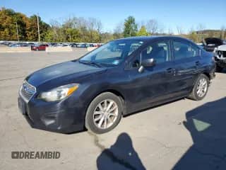 2013 Subaru Impreza Premium with VIN JF1GJAC61DH018439, listed as a Copart auction lot 84859145 with 125,102 mi miles and Salvage title. Bid and sale history available at DreamBid. Image 1.