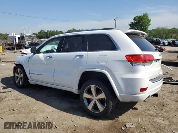 2015 Jeep Grand Cherokee High Altitude z VIN 1C4RJECGXFC219761, wystawiony jako Copart lot #56166685 z przebiegiem 107 185 mil mil oraz Szkoda całkowita • Salvage title. Historia ofert i sprzedaży dostępna na DreamBid. Obrazek 2.