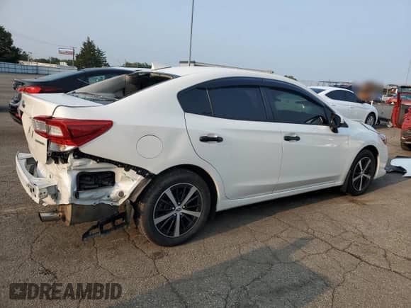 2023 Subaru Impreza Premium with VIN 4S3GKAV67P3601605, listed as a Copart auction lot 70932625 with 84,358 mi miles and Salvage title. Bid and sale history available at DreamBid. Image 3.