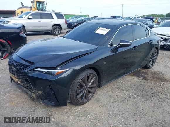 2025 Lexus IS 350 F Sport with VIN JTHBZ1B20S5084604, listed as a IAAI auction lot 42092851 with 1,401 mi miles and . Bid and sale history available at DreamBid. Image 16.