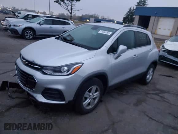 2020 Chevrolet Trax LT with VIN KL7CJPSB8LB002439, listed as a Copart auction lot 81654165 with 21,293 mi miles and Clean title. Bid and sale history available at DreamBid. Image 1.