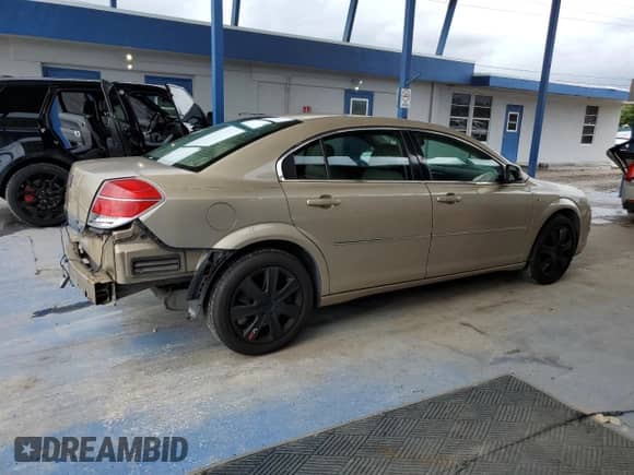 2008 Saturn Aura XE with VIN 1G8ZS57N18F242430, listed as a Copart auction lot 80615085 with 230,873 mi miles and Salvage title. Bid and sale history available at DreamBid. Image 3.