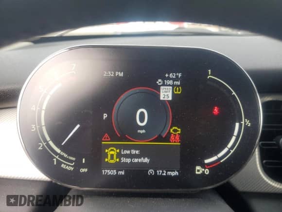 2022 MINI Hardtop Cooper with VIN WMW33DH07N2P64310, listed as a Copart auction lot 89850335 with 17,503 mi miles and Salvage title. Bid and sale history available at DreamBid. Image 9.