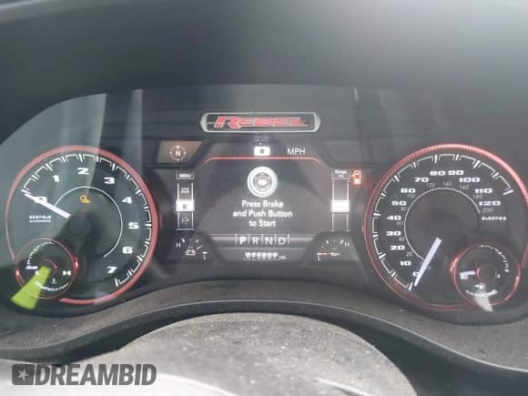 2019 Ram 1500 Rebel z VIN 1C6SRFET6KN869638, wystawiony jako IAAI lot #43089319 z przebiegiem 75 807 mil mil oraz . Historia ofert i sprzedaży dostępna na DreamBid. Obrazek 7.