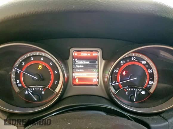 2017 Dodge Journey Crossroad Plus with VIN 3C4PDCGB4HT560159, listed as a Copart auction lot 63101325 with 72,324 mi miles and Salvage title. Bid and sale history available at DreamBid. Image 9.