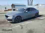 2021 BMW 5 Series 540i with VIN WBA53BJ02MWX02912, listed as a Copart auction lot 59173975 with 44,402 mi miles and Salvage title. Bid and sale history available at DreamBid. Image 1.