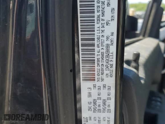 2011 Dodge Nitro Heat with VIN 1D4PU4GK3BW580980, listed as a Copart auction lot 56222595 with 231,178 mi miles and Salvage title. Bid and sale history available at DreamBid. Image 14.