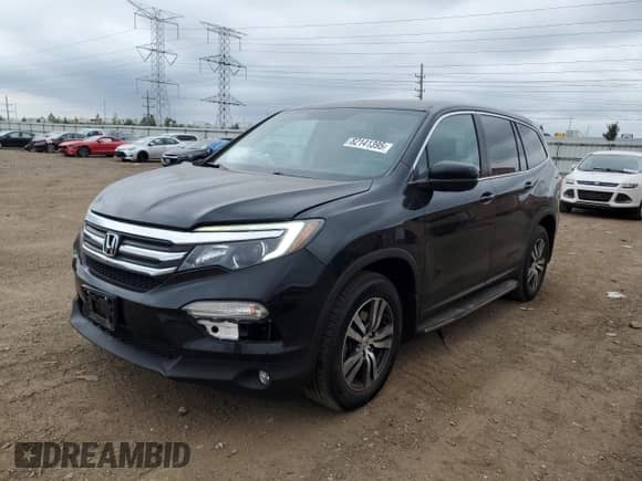 2016 Honda Pilot EX-L z VIN 5FNYF6H59GB068605, wystawiony jako Copart lot #82141395 z przebiegiem 89 311 mil mil oraz Szkoda całkowita • Salvage title. Historia ofert i sprzedaży dostępna na DreamBid. Obrazek 1.