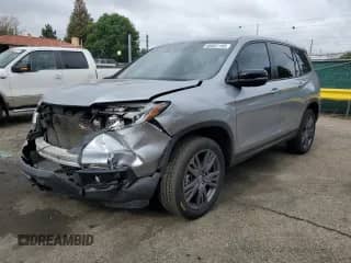 2021 Honda Passport EX-L с VIN 5FNYF8H57MB008619, выставлен на аукционе Copart как лот 66881195 с пробегом 50 024 миль миль и Списание • Salvage title. История ставок и продаж доступна на DreamBid. Изображение 1.