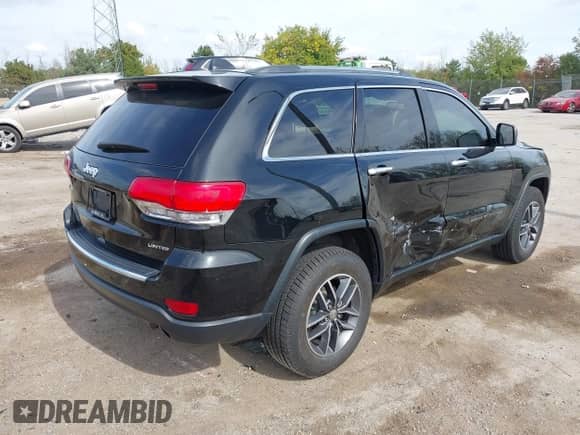 2018 Jeep Grand Cherokee Limited with VIN 1C4RJFBG1JC433036, listed as a IAAI auction lot 43356446 with 78,669 mi miles and . Bid and sale history available at DreamBid. Image 4.