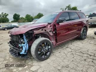 2023 Dodge Durango R/T Plus with VIN 1C4SDHCT4PC589614, listed as a Copart auction lot 61172185 with 19,713 mi miles and Salvage title. Bid and sale history available at DreamBid. Image 1.