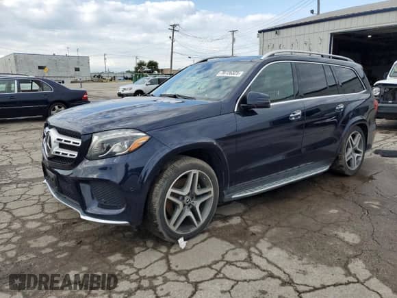 2018 Mercedes-Benz GLS 550 with VIN 4JGDF7DE6JB105559, listed as a Copart auction lot 70726325 with 86,968 mi miles and Clean title. Bid and sale history available at DreamBid. Image 1.