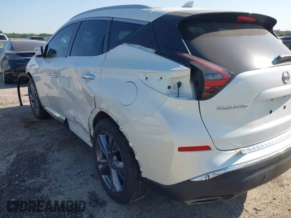 2024 Nissan Murano Platinum with VIN 5N1AZ2DS5RC108736, listed as a IAAI auction lot 42029826 with 18,026 mi miles and . Bid and sale history available at DreamBid. Image 18.
