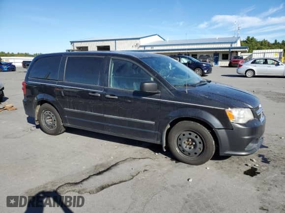 2015 Dodge Grand Caravan SE Plus with VIN 2C4RDGBGXFR746601, listed as a Copart auction lot 80776165 with 201,220 mi miles and Salvage title. Bid and sale history available at DreamBid. Image 4.