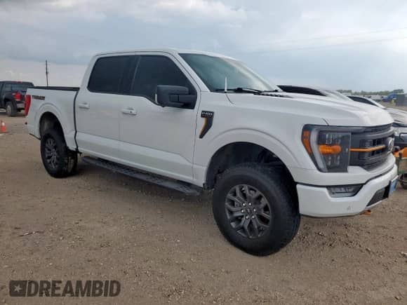 2023 Ford F-150 XL with VIN 1FTEW1E83PFB44870, listed as a Copart auction lot 67404595 with 69,006 mi miles and Salvage title. Bid and sale history available at DreamBid. Image 4.