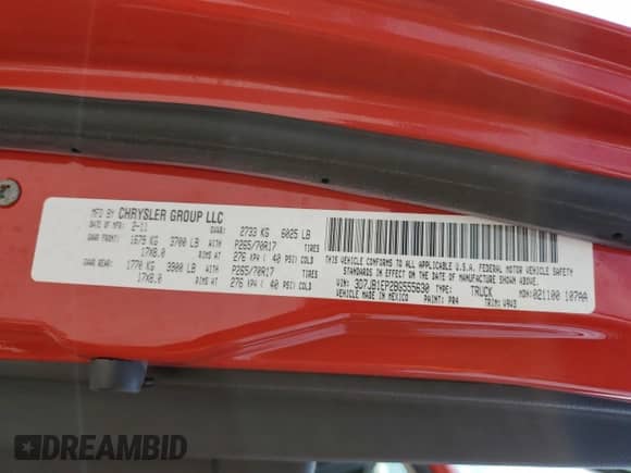 2011 Ram 1500 ST с VIN 3D7JB1EP2BG555630, выставлен на аукционе Copart как лот 68908424 с пробегом 32 608 миль миль и Списание • Salvage title. История ставок и продаж доступна на DreamBid. Изображение 12.