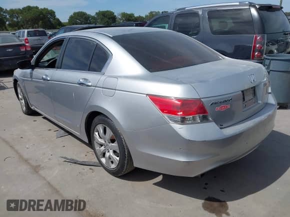 2008 Honda Accord EX with VIN 1HGCP367X8A076654, listed as a IAAI auction lot 42839194 with 183,363 mi miles and . Bid and sale history available at DreamBid. Image 3.