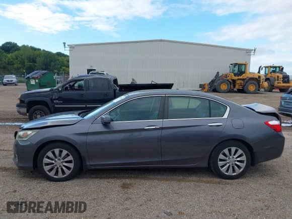 2014 Honda Accord EX-L with VIN 1HGCR2F89EA294481, listed as a IAAI auction lot 43029685 with 78,234 mi miles and . Bid and sale history available at DreamBid. Image 14.