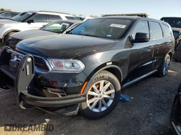 2021 Dodge Durango with VIN 1C4SDHFT8MC639809, listed as a Copart auction lot 81371304 with 38,970 mi miles and Salvage title. Bid and sale history available at DreamBid. Image 1.