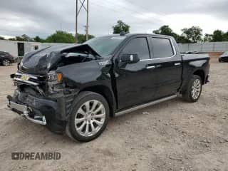 2019 Chevrolet Silverado 1500 High Country с VIN 1GCUYHED1KZ328207, выставлен на аукционе Copart как лот 58088755 с пробегом 92 181 миль миль и Списание • Salvage title. История ставок и продаж доступна на DreamBid. Изображение 1.