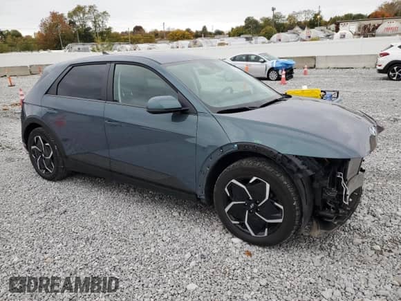 2024 Hyundai Ioniq 5 SEL with VIN KM8KNDDF7RU257965, listed as a Copart auction lot 89669565 with 14,214 mi miles and Salvage title. Bid and sale history available at DreamBid. Image 4.