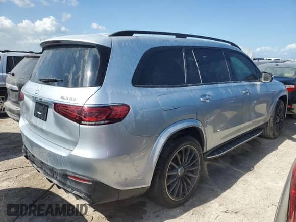 2023 Mercedes-Benz GLS 63 AMG z VIN 4JGFF8KE9PB011203, wystawiony jako Copart lot #74066084 z przebiegiem Nie podano mil oraz Szkoda całkowita • Salvage title. Historia ofert i sprzedaży dostępna na DreamBid. Obrazek 3.