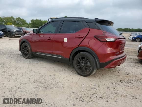 2023 Nissan Kicks SR with VIN 3N1CP5DV8PL480526, listed as a Copart auction lot 51318025 with 11,939 mi miles and Salvage title. Bid and sale history available at DreamBid. Image 2.