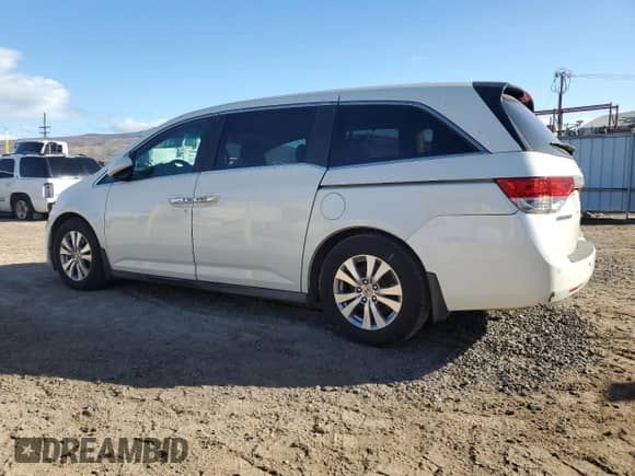 2015 Honda Odyssey EX with VIN 5FNRL5H49FB017019, listed as a Copart auction lot 84981535 with 217,327 mi miles and Clean title. Bid and sale history available at DreamBid. Image 2.