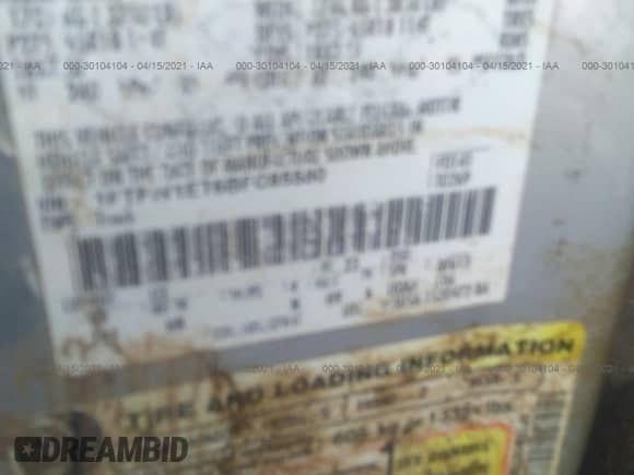 2011 Ford F-150 XLT z VIN 1FTFW1ET6BFC85580, wystawiony jako IAAI lot #30104104 z przebiegiem Nie podano mil oraz . Historia ofert i sprzedaży dostępna na DreamBid. Obrazek 9.