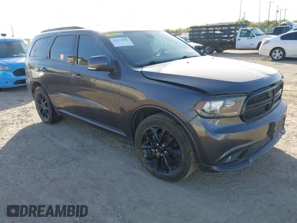 2017 Dodge Durango GT with VIN 1C4RDHDG8HC774623, listed as a IAAI auction lot 42873049 with Not provided miles and . Bid and sale history available at DreamBid. Image 1.
