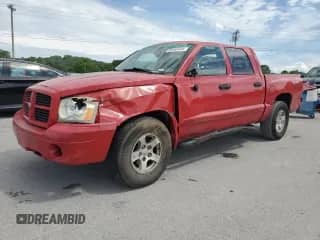 2006 Dodge Dakota SLT with VIN 1D7HE48NX6S605464, listed as a Copart auction lot 55491445 with 234,644 mi miles and Clean title. Bid and sale history available at DreamBid. Image 1.