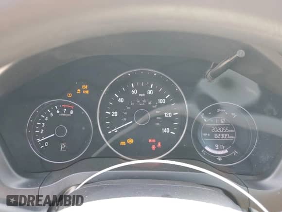 2019 Honda HR-V LX with VIN 3CZRU6H35KG727298, listed as a Copart auction lot 80116025 with 202,055 mi miles and Clean title. Bid and sale history available at DreamBid. Image 9.