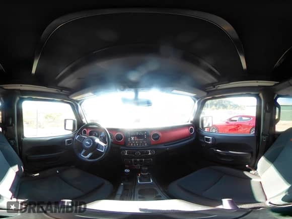 2021 Jeep Wrangler Unlimited Rubicon with VIN 1C4HJXFN5MW550311, listed as a IAAI auction lot 43233853 with 73,508 mi miles and . Bid and sale history available at DreamBid. Image 19.