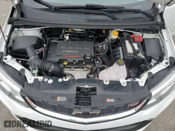 2018 Chevrolet Sonic LT with VIN 1G1JD6SB8J4112882, listed as a Copart auction lot 50329714 with 92,192 mi miles and Salvage title. Bid and sale history available at DreamBid. Image 13.