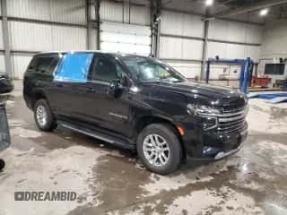 2023 Chevrolet Suburban LT with VIN 1GNSKCKT4PR233730, listed as a Copart auction lot 38058034 with 20,926 mi miles and . Bid and sale history available at DreamBid. Image 4.