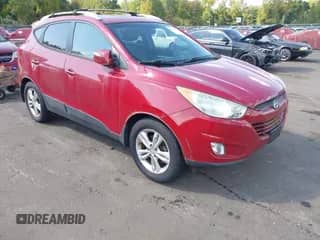 2013 Hyundai Tucson GLS z VIN KM8JUCAC6DU584112, wystawiony jako IAAI lot #43236532 z przebiegiem 106 442 mil mil oraz . Historia ofert i sprzedaży dostępna na DreamBid. Obrazek 1.