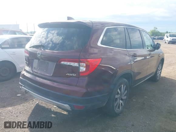 2020 Honda Pilot EX z VIN 5FNYF6H32LB038466, wystawiony jako IAAI lot #42614688 z przebiegiem 81 117 mil mil oraz . Historia ofert i sprzedaży dostępna na DreamBid. Obrazek 4.