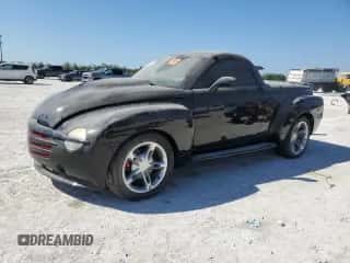 2005 Chevrolet SSR LS с VIN 1GCES14H45B115377, выставлен на аукционе Copart как лот 48899155 с пробегом Не указан миль и Списание • Salvage title. История ставок и продаж доступна на DreamBid. Изображение 1.