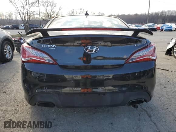 2014 Hyundai Genesis Coupe Ultimate with VIN KMHHU6KJXEU114955, listed as a Copart auction lot 47775015 with Not provided miles and Salvage title. Bid and sale history available at DreamBid. Image 6.