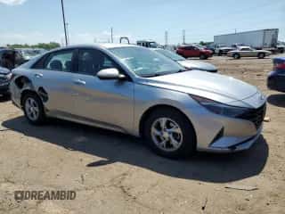 2021 Hyundai Elantra SE with VIN 5NPLL4AG6MH047176, listed as a Copart auction lot 63022415 with 107,994 mi miles and Salvage title. Bid and sale history available at DreamBid. Image 4.