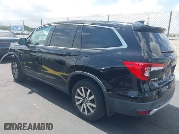 2020 Honda Pilot EX-L with VIN 5FNYF5H59LB006867, listed as a IAAI auction lot 42537418 with 57,725 mi miles and . Bid and sale history available at DreamBid. Image 3.