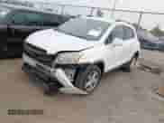 2015 Chevrolet Trax LT with VIN 3GNCJLSB4FL256154, listed as a IAAI auction lot 43273524 with 72,460 mi miles and . Bid and sale history available at DreamBid. Image 2.