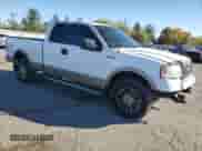 2005 Ford F-150 XLT with VIN 1FTPX14585NC02326, listed as a Copart auction lot 90330545 with 268,807 mi miles and Salvage title. Bid and sale history available at DreamBid. Image 4.