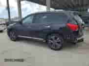 2020 Nissan Pathfinder Platinum with VIN 5N1DR2DN0LC607703, listed as a Copart auction lot 67132995 with 66,966 mi miles and Salvage title. Bid and sale history available at DreamBid. Image 2.