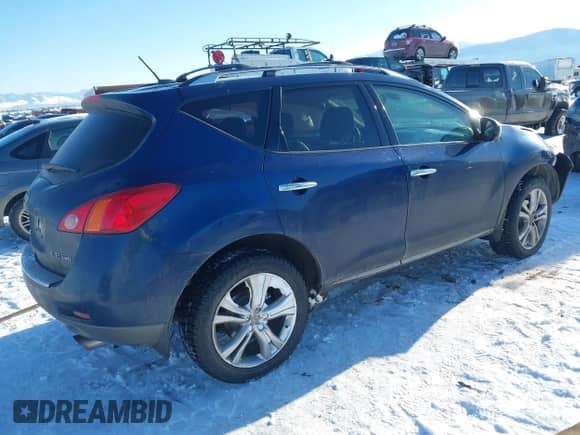 2010 Nissan Murano SL with VIN JN8AZ1MW0AW107731, listed as a IAAI auction lot 41567289 with 113,517 mi miles and . Bid and sale history available at DreamBid. Image 4.