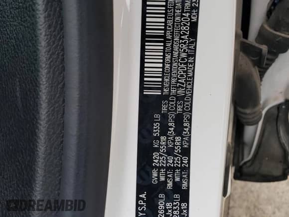 2024 Dodge Hornet R/T с VIN ZACPDFCW5R3A28204, выставлен на аукционе Copart как лот 69680304 с пробегом 15 233 миль миль и Списание • Salvage title. История ставок и продаж доступна на DreamBid. Изображение 13.